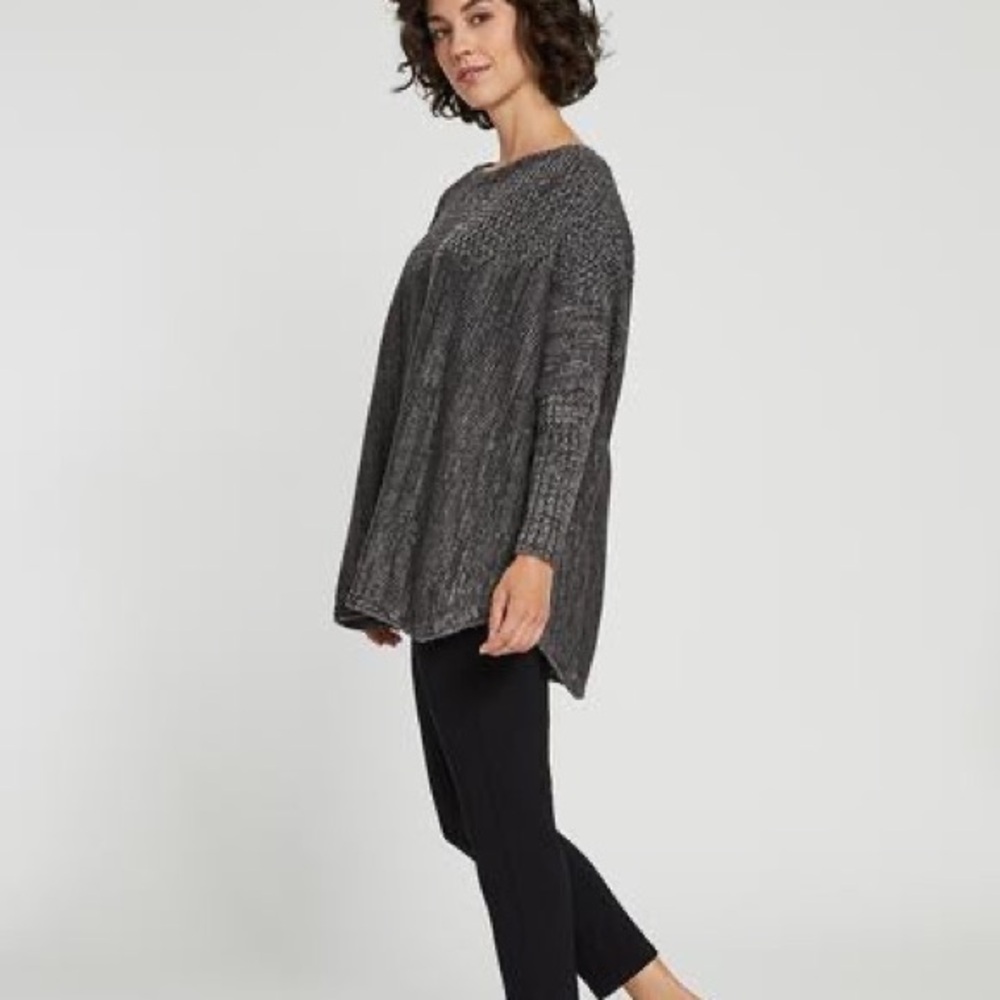 SYMPLI size M LOCKHART Boxy Dolman Sweater Gray Marl
